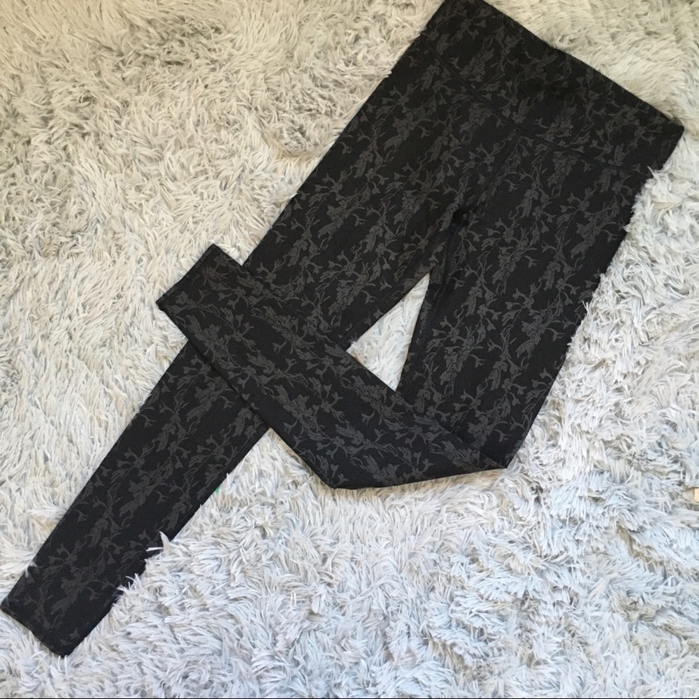 Fabletics Black And Grey Pattern Leggings - image 2